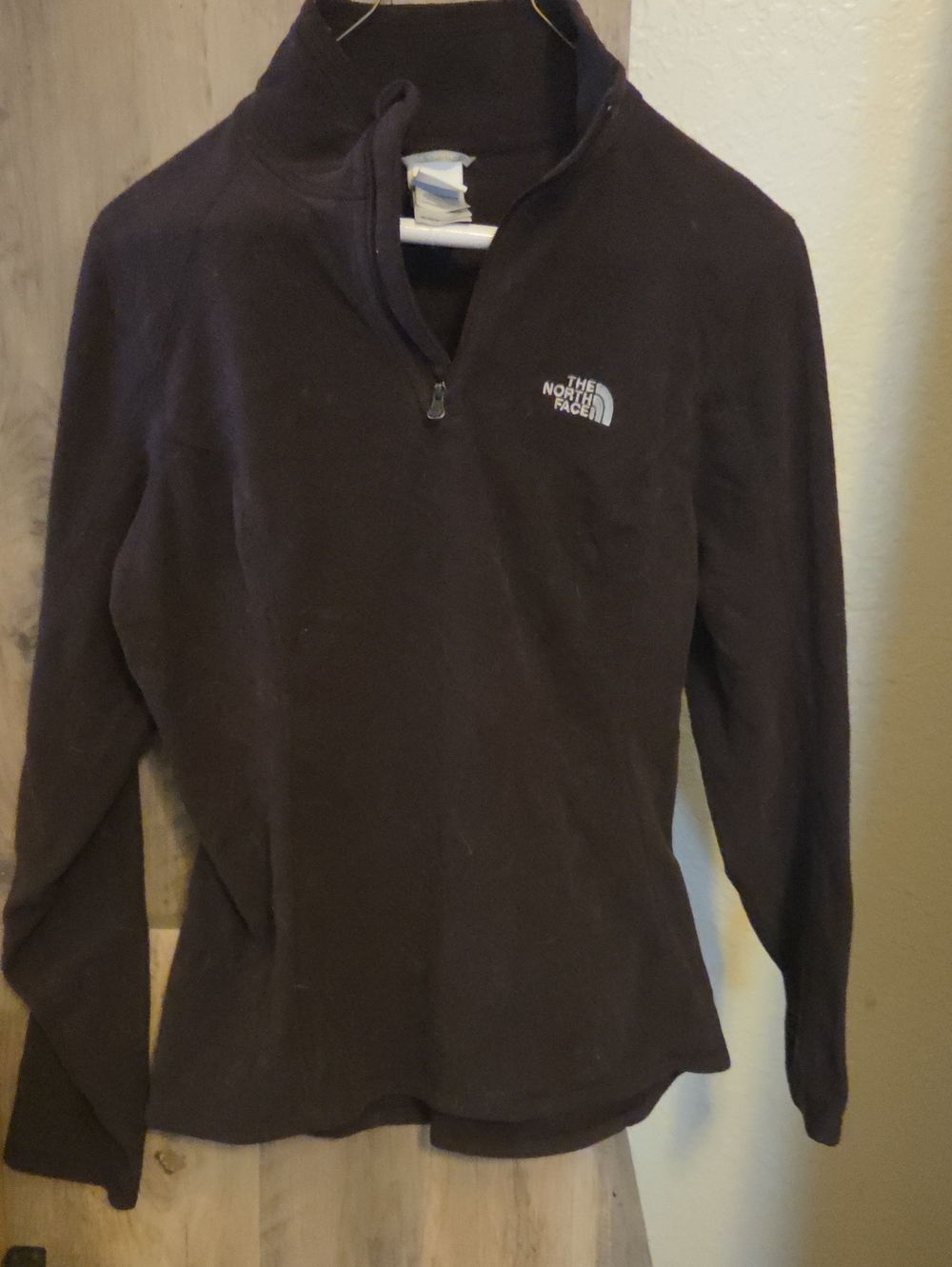 The North Face purple Half-Zip Fleece Top